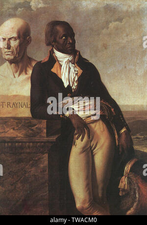 Anne-Louis Girodet de Roussy-Trioson - Portrait Jean Baptiste Belley 1798 Stockfoto