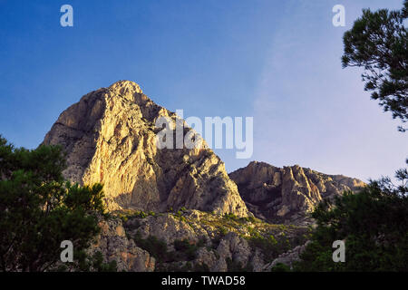 Ming Campana in Alicante, Spanien mountaing Peak Stockfoto