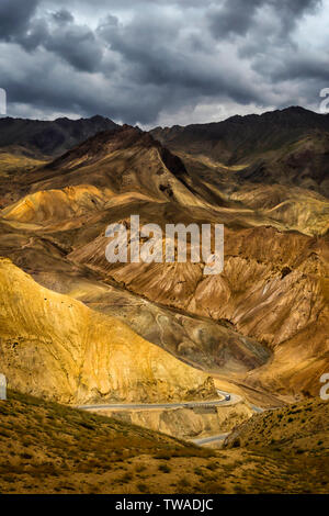 Fotu La oder fatu La Pass auf der Srinagar-Leh highway im Himalaya zaskar, Ladakh, Indien. Stockfoto