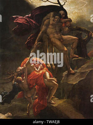 Anne-Louis Girodet de Roussy-Trioson-Szene Flut 1806 Stockfoto