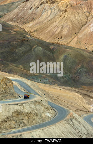 Hohe Pässe, Ladakh, Jammu und Kaschmir, Indien. Stockfoto