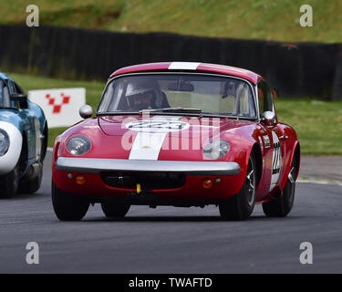 Ross Austin, Chris Fox, Lotus Elan 26R, Herren Treiber, Pre-66 GT Autos, Meister Historisches Festival, Brands Hatch, Mai 2019. Brands Hatch, classic car Stockfoto