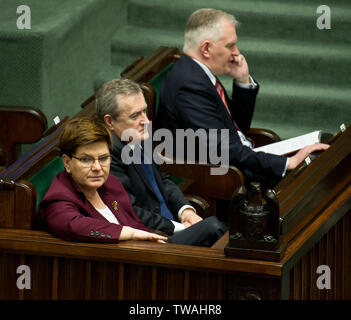 Beata Szydlo - polnischer Politiker, ehemaliger Premierminister, Mitglied des Europäischen Parlaments Stockfoto