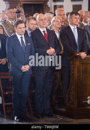 Joachim Brudzinski - polnischer Politiker, ehemaliger Minister für Inneres und Verwaltung, Mitglied des Europäischen Parlaments Stockfoto