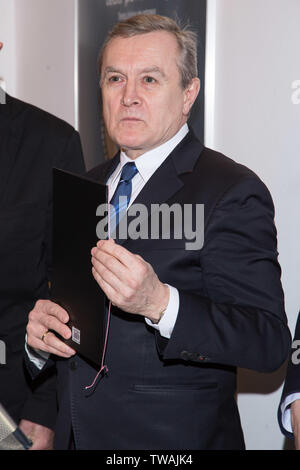 Piotr Glinski - polnischer Politiker, Stellvertretender Premierminister, Minister für Kultur und nationales Erbe Stockfoto