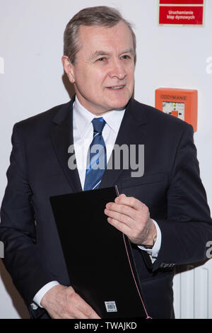 Piotr Glinski - polnischer Politiker, Stellvertretender Premierminister, Minister für Kultur und nationales Erbe Stockfoto