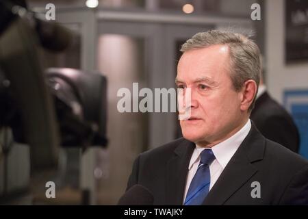 Piotr Glinski - polnischer Politiker, Stellvertretender Premierminister, Minister für Kultur und nationales Erbe Stockfoto