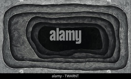 Geometrische Hintergrund. Nachbildung einer Bleistiftzeichnung Stockfoto