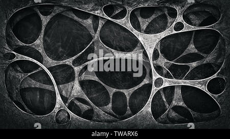 Geometrische Hintergrund. Nachbildung einer Bleistiftzeichnung Stockfoto