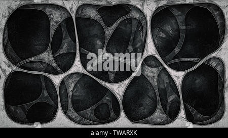 Geometrische Hintergrund. Nachbildung einer Bleistiftzeichnung Stockfoto