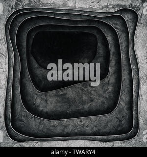 Geometrische Hintergrund. Nachbildung einer Bleistiftzeichnung Stockfoto