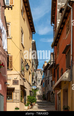 Grisia in Stari Grad, Rovinj, Kroatien Stockfoto