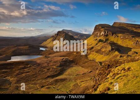 Großbritannien, Schottland, Die Quiraing. Stockfoto