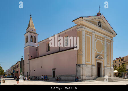 Kirche der Jungfrau Maria der Engel, Porec, Kroatien Stockfoto