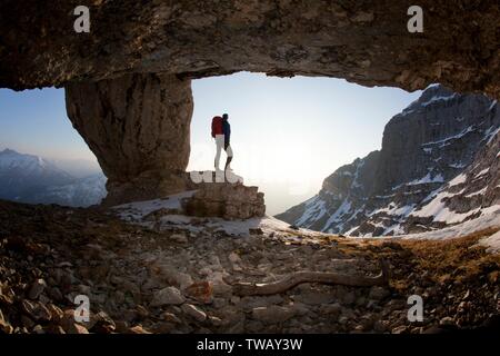 Österreich, Tirol, Rofangebirge, butte am Guffert (Gipfel). Stockfoto