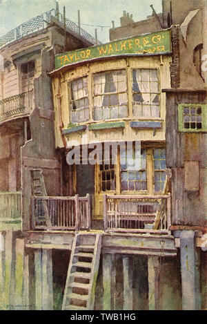 TRAUBEN-PUB, LIMEHOUSE Stockfoto