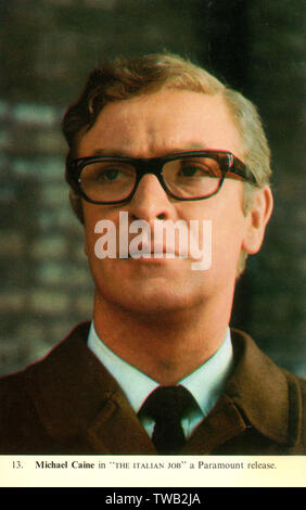 Michael Caine in „The Italian Job“ Stockfoto