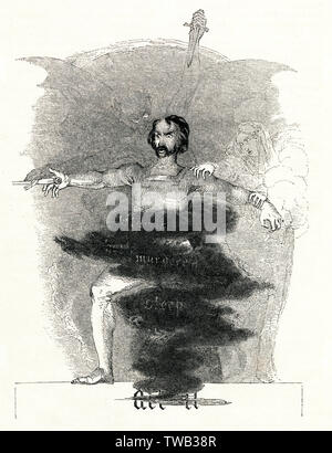 Illustration, Macbeth, von William Shakespeare Stockfoto