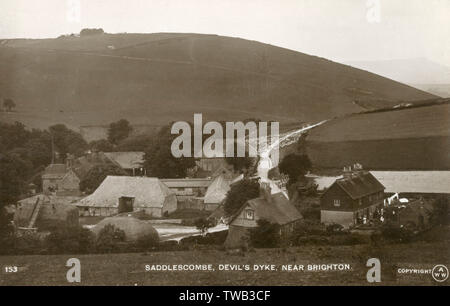 Saddlescombe, Devil's Dyke, West Sussex - nr. Brighton Stockfoto