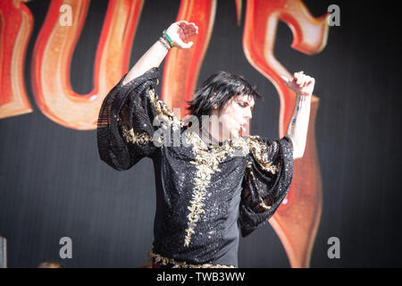 Florenz, 15. Juni. Die Struts führt Live@FIrenze Felsen 2019, Ippodromo del visarno, Firenze, Italien. Copyright Davide Merli | Alamy Stockfoto