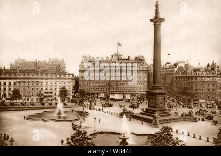 Trafalgar Square, London, UK, ca 1920 Stockfoto