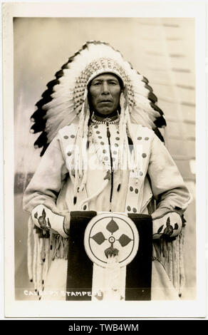 Indianischer Häuptling, Calgary Stampede, Kanada Stockfoto