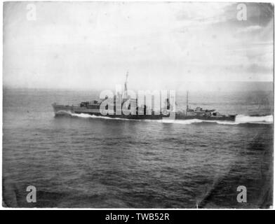 HMS Rapid, britischer Zerstörer, WW2 Stockfoto