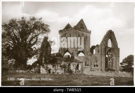 Sweetheart Abbey (Neue Abtei), Dunfries, Schottland Stockfoto