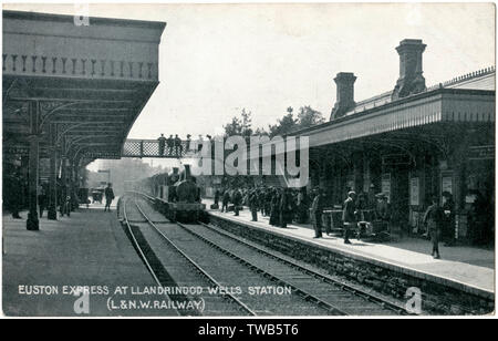 Bahnhof Llandrindod Wells, Powys, Wales Stockfoto