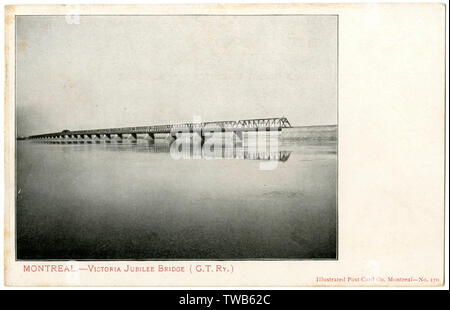 Victoria Jubilee Bridge, Montreal, Quebec, Kanada Stockfoto