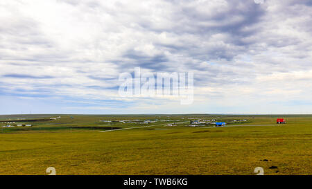 Hulunbuir Bayan Hushuo mongolischen Stamm, der Inneren Mongolei Stockfoto