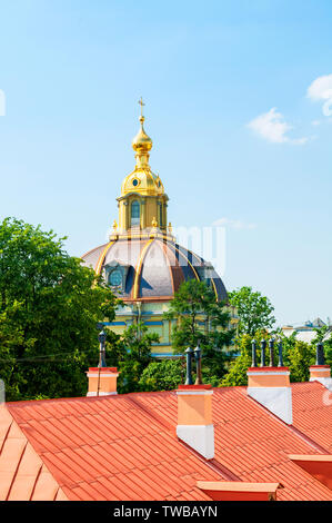 Sankt Petersburg, Russland. Das Großherzogliche Burial Vault, die speziell gebaute Mausoleum der Großen Herzöge und Herzoginnen Russlands in der Peter und Paul F Stockfoto