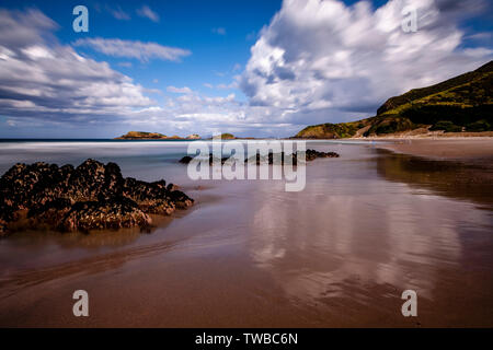 Ocean Beach, Whangarei Heads, North Island, Neuseeland Stockfoto