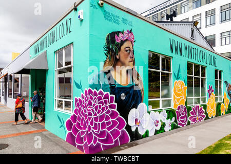 Die Minze Blumen Shop, Whangarei, North Island, Neuseeland Stockfoto