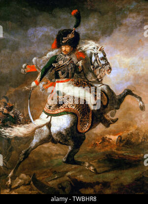 Die Ladeanzeige Chasseur, Gemälde von Theodore Gericault, 1815 Stockfoto