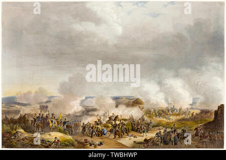 William II von den Niederlanden in der Schlacht bei Quatre-Bras, 1815, Print, ca. 1825 Stockfoto