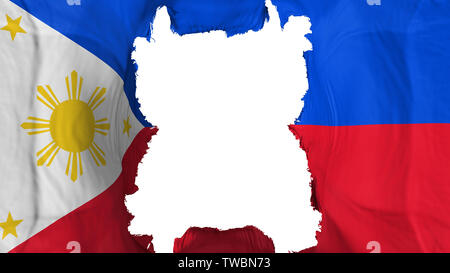 Rip Philippinen flying Flag Stockfoto
