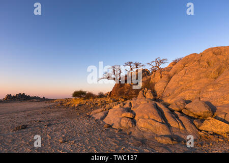 Felsen auf Kubu Island Stockfoto