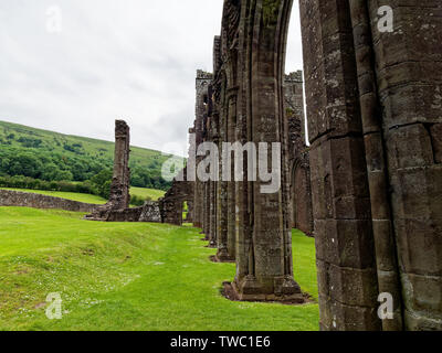 LLanthony Valley, Abergavenny, Wales, Großbritannien Stockfoto