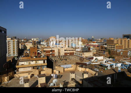 Stadt Khartum im Sudan Stockfoto