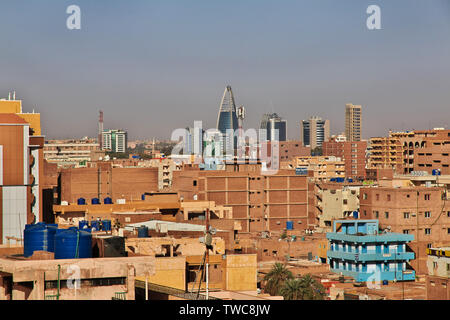 Stadt Khartum im Sudan Stockfoto