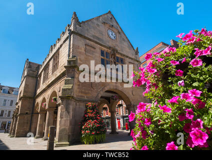 Alte Markthalle Shrewsbury, Shropshire. Stockfoto