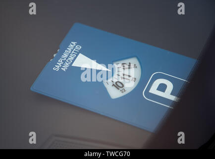 Parkplatz, Finnland Stockfoto