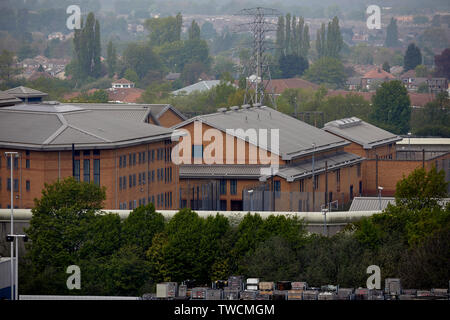 HM Prison Doncaster, ist ein Kategorie B Männer private Gefängnis, marshgate Bereich der Doncaster, South Yorkshire, England. Das Gefängnis ist Opera Stockfoto