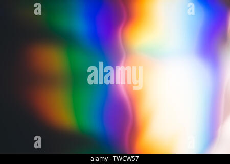 Holografische Folie abstrakte Rainbow helle Design Hintergrund Stockfoto