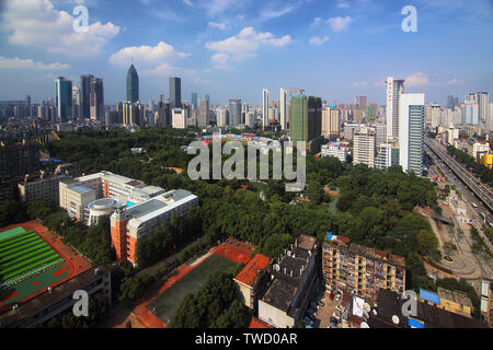 Landschaft der städtischen Architektur in Hankou, Wuhan Stockfoto