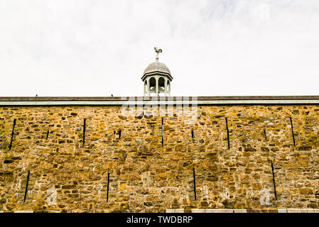 Die Mauer von Chambly Festung in Kanada Stockfoto