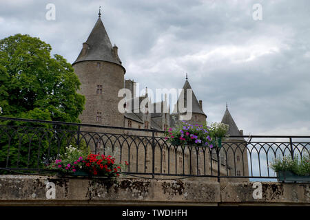 Schloss Josselin Stockfoto