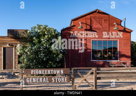 Pioneertown im südlichen Kalifornien, USA Stockfoto