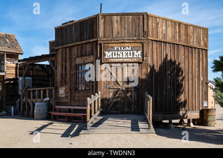 Film Museum in Pioneertown, Kalifornien Stockfoto